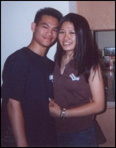 At his Davis house