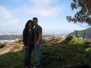 Some lady took a picture of us during our picnic