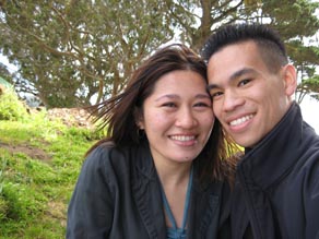 Picture right after he proposed.  You can tell I was crying.